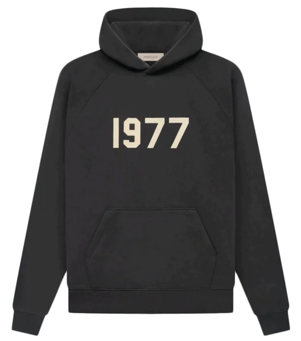 Essential Essentials SS22 1977 Hoodie Iron - Size: S Hoodies | Shop From The Mirage