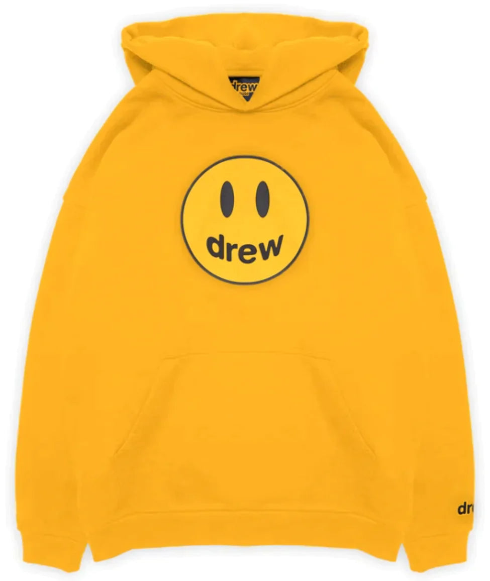 Drew Drew Golden Yellow Mascot Hoodie - Size: XS Hoodies | Shop From The Mirage