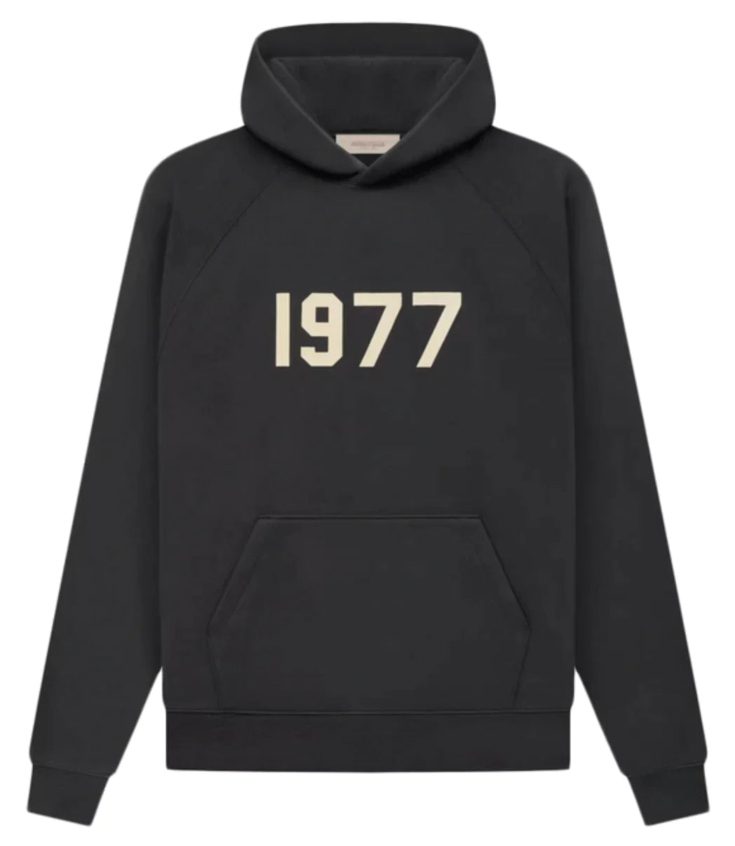 Essential FEAR OF GOD ESSENTIAL 1977 HOODIE IRON - Size: S Hoodies | Shop From The Mirage