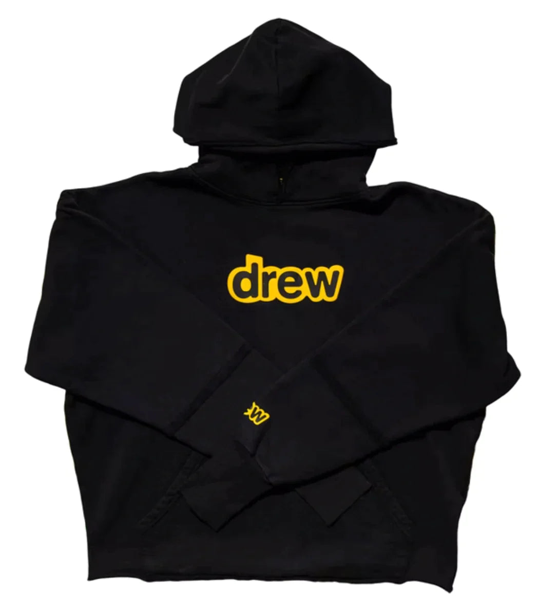 Drew Drew Black Secret Deconstructed Hoodie - Size: XS Hoodies | Shop From The Mirage
