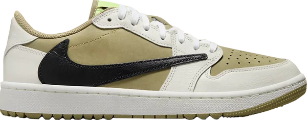 Nike Air Jordan JORDAN 1 LOW GOLF X TRAVIS SCOTT "OLIVE" - Size: UK 6.5 Sneakers | Shop From The Mirage