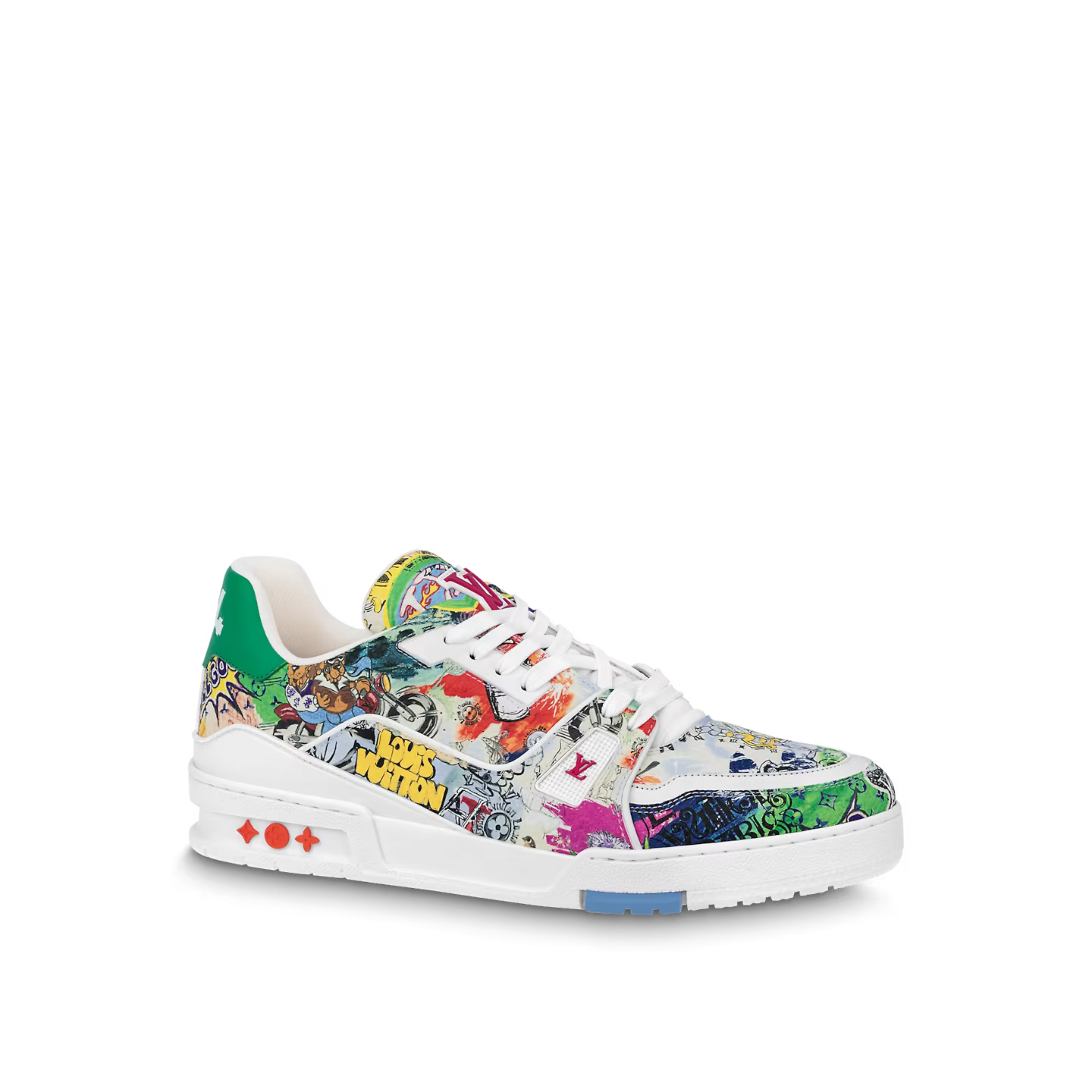Louis Vuitton LV Trainer Sneaker "Printed canvas" - Size: UK 8 Sneakers | Shop From The Mirage