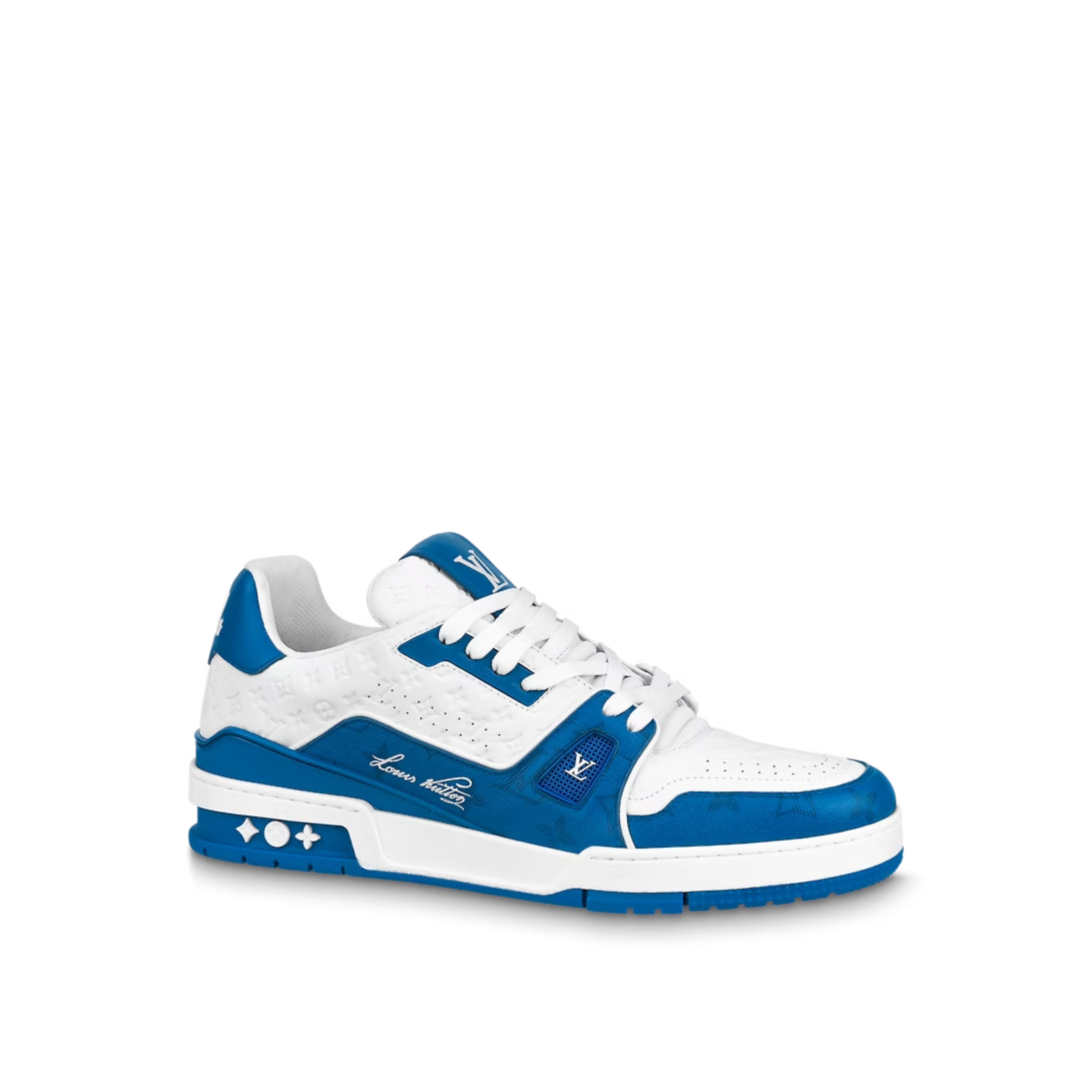 Louis Vuitton LV Trainer Sneaker "BLUE" - Size: UK 8 Sneakers | Shop From The Mirage