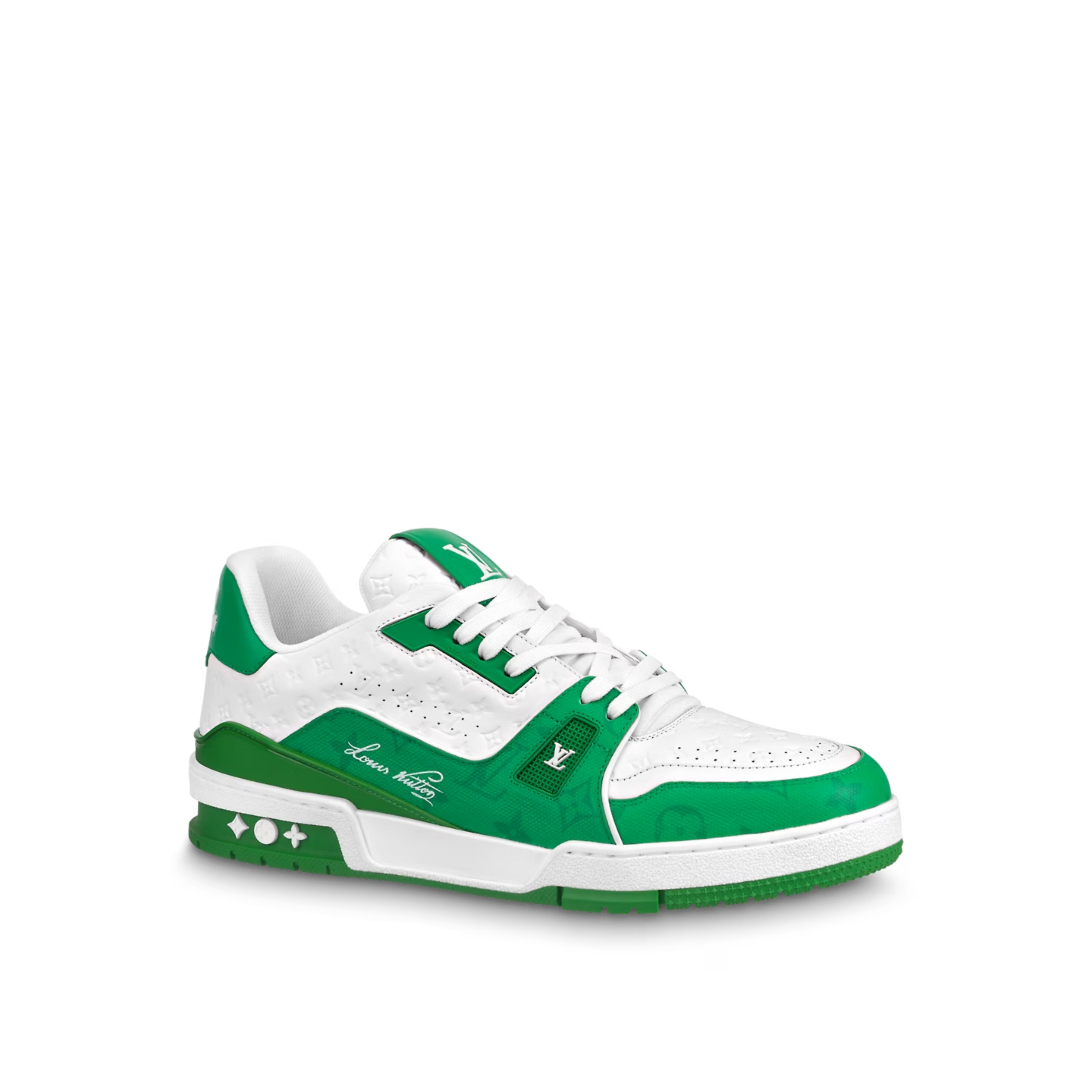 Louis Vuitton LV Trainer Sneaker "GREEN" - Size: UK 8 Sneakers | Shop From The Mirage