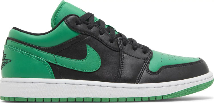 Nike AIR JORDAN 1 LOW "BLACK LUCKY GREEN" - Size: UK 7 Sneakers | Shop From The Mirage