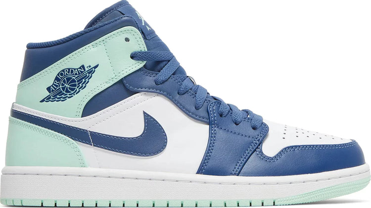 Nike AIR JORDAN 1 MID "BLUE MINT" - Size: UK 6 Sneakers | Shop From The Mirage