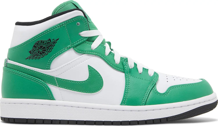 Nike AIR JORDAN 1 MID "LUCKY GREEN" - Size: UK 7 Sneakers | Shop From The Mirage