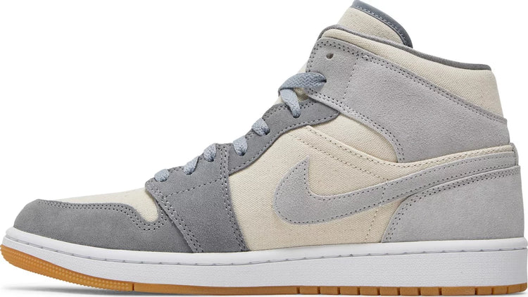 Nike AIR JORDAN 1 MID SE "COCONUT MILK PARTICLE GREY" - Size: UK 7 Sneakers | Shop From The Mirage
