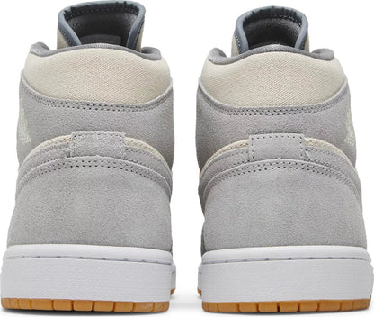 Nike AIR JORDAN 1 MID SE "COCONUT MILK PARTICLE GREY" - Size: UK 7 Sneakers | Shop From The Mirage