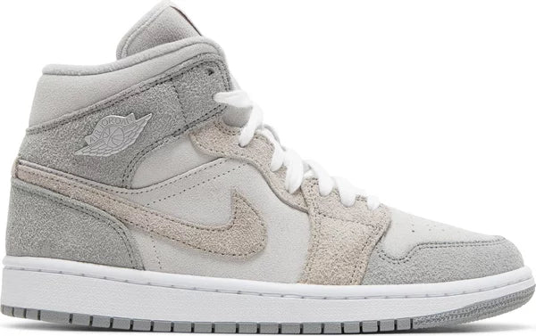 Nike AIR JORDAN 1 MID SE "PARTICLE GREY" - Size: UK 4 Sneakers | Shop From The Mirage