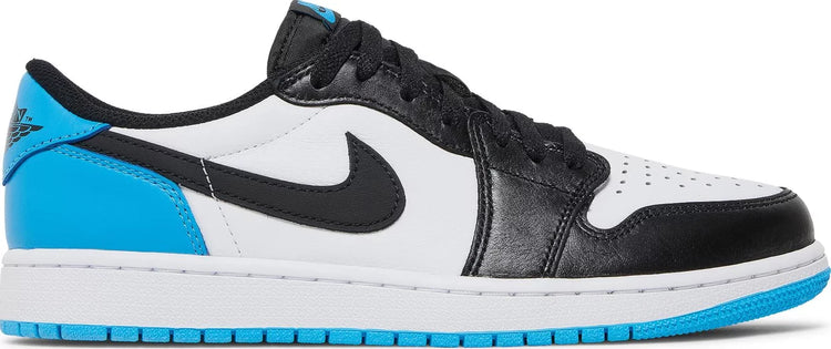 Nike AIR JORDAN 1 RETRO LOW OG "BLACK DARK POWDER BLUE" - Size: UK 5.5 Sneakers | Shop From The Mirage