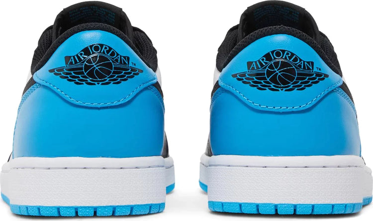 Nike AIR JORDAN 1 RETRO LOW OG "BLACK DARK POWDER BLUE" - Size: UK 5.5 Sneakers | Shop From The Mirage