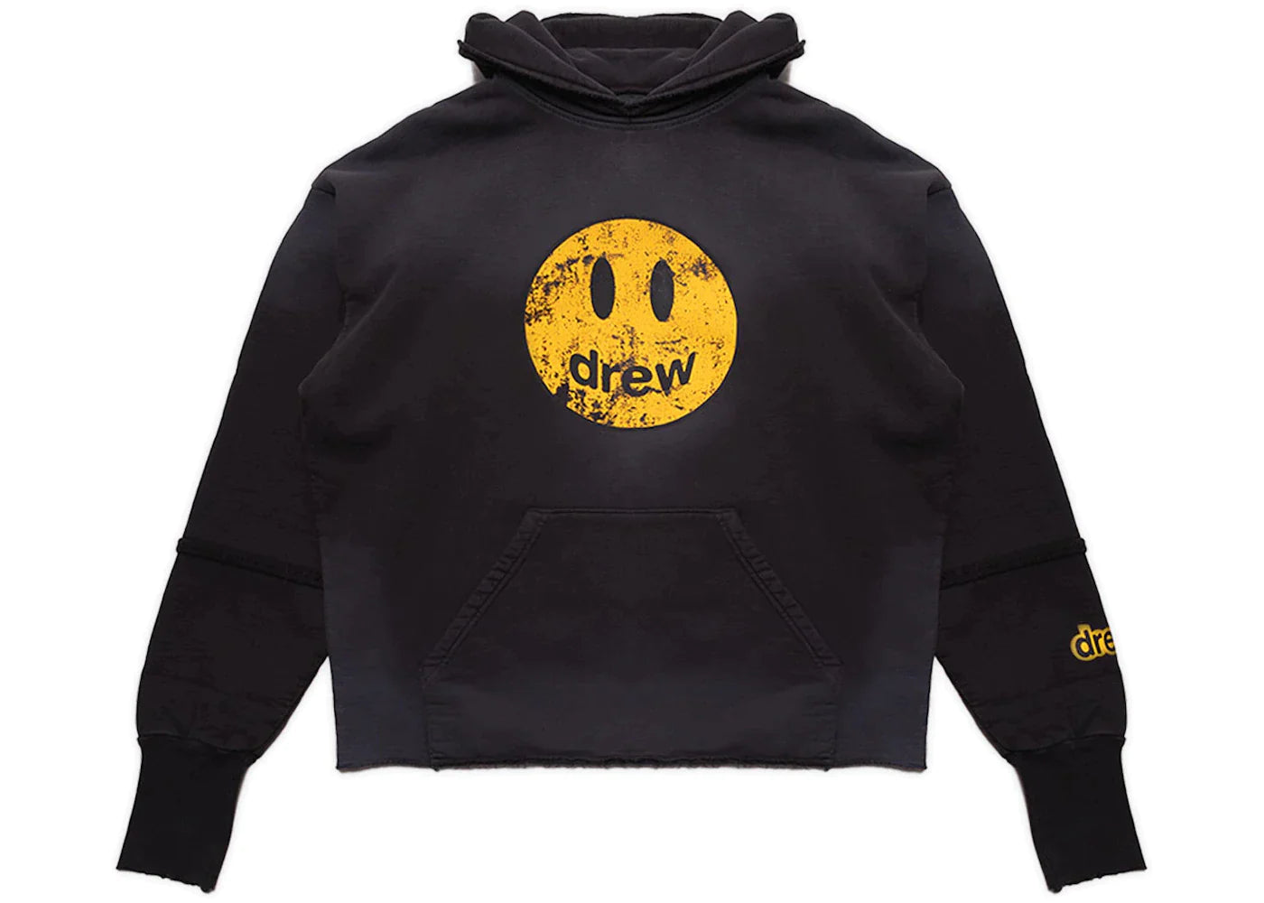 Drew Drew Black Deconstructed Mascot Hoodie - Size: XS Hoodies | Shop From The Mirage