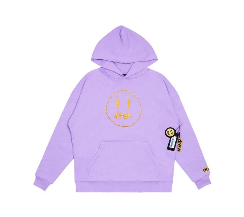 Drew Drew SSENSE Exclusive Painted Mascot Hoodie Purple - Size: XS Hoodies | Shop From The Mirage