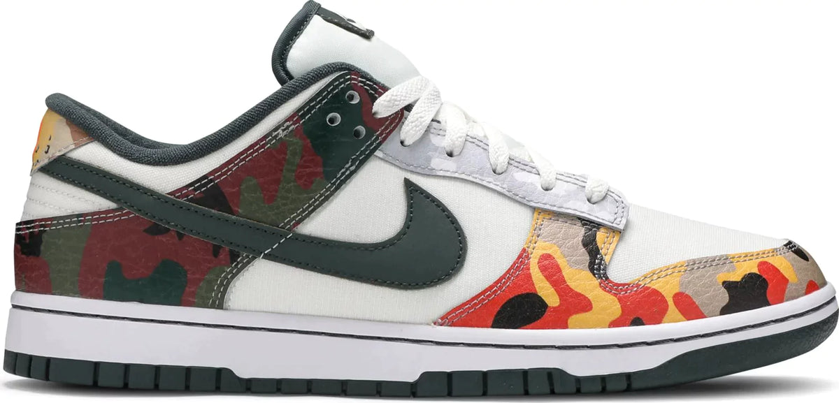 Nike Dunk Low SE "Sail Multi-Camo" - Size: UK 10 Sneakers | Shop From The Mirage