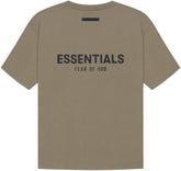 Essential Essentials Front Logo Tee SS20 Taupe - Size: XXS T-Shirts | Shop From The Mirage