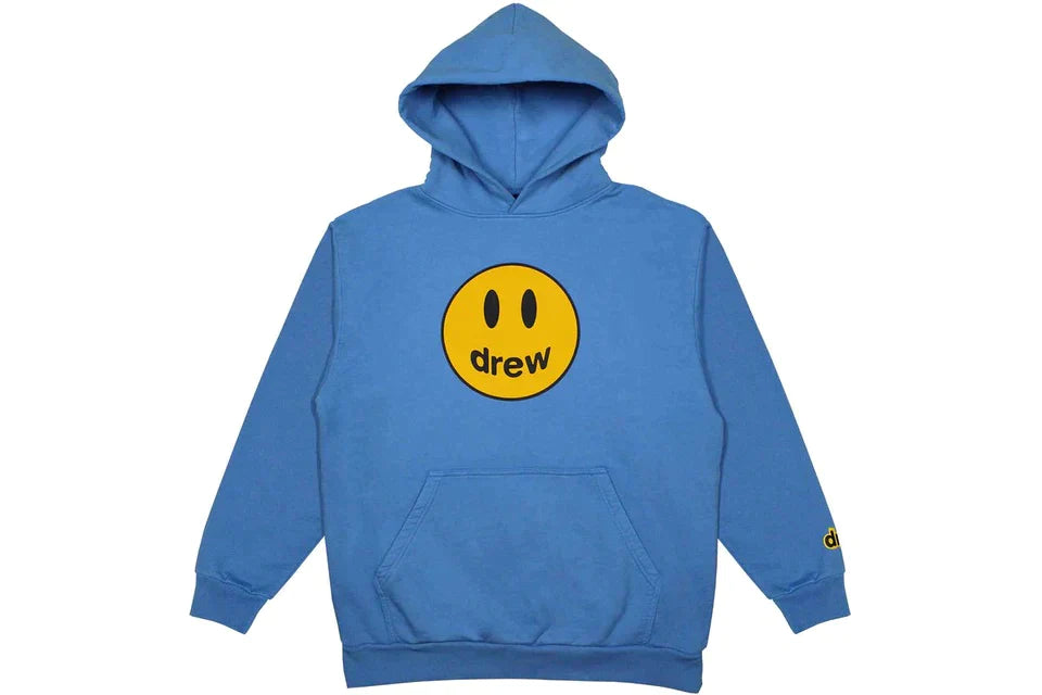 Drew Drew Sky Blue Mascot Hoodie - Size: XS Hoodies | Shop From The Mirage