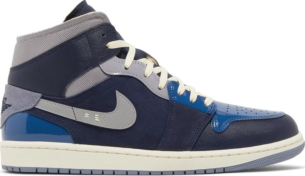 Nike NIKE AIR JORDAN 1 MID SE CRAFT "INSIDE OUT - OBSIDIAN" - Size: UK 6 Sneakers | Shop From The Mirage