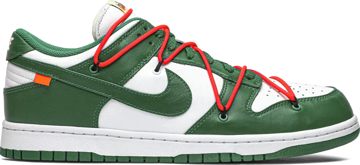 Nike Off-White x Dunk Low 'Pine Green' - Size: UK 7 Sneakers | Shop From The Mirage