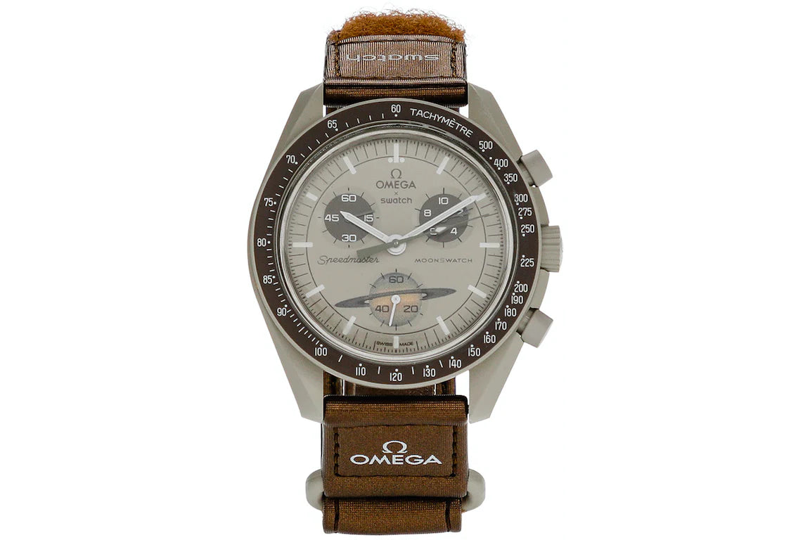 Swatch Swatch x Omega Bioceramic Moonswatch Mission to Saturn - Watches | Shop From The Mirage