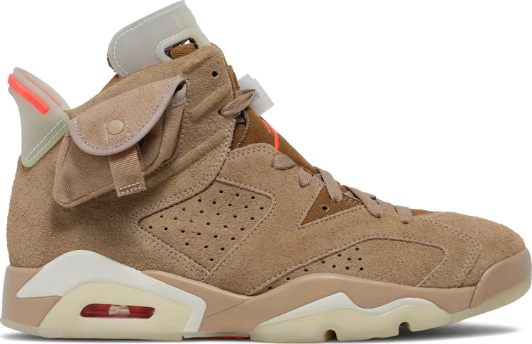 Nike TRAVIS SCOTT X AIR JORDAN 6 RETRO "BRITISH KHAKI" - Size: UK 8 Sneakers | Shop From The Mirage